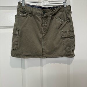 Lucky Brand Olive Mini Skirt